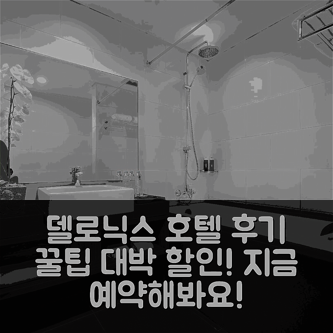 델로닉스 호텔 카라왕 후기 & 꿀팁! 대박 할인 예약