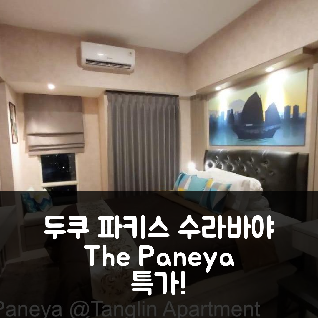 두쿠 파키스의 스튜디오 아파트먼트 25m² 프라이빗 욕실 1개 The Paneya Tanglin Apartment 수라바야 후기와 특가 예약 꿀팁!