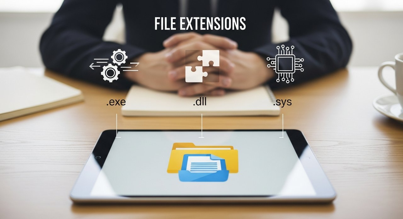 3분 완성! 확장자 exe dll sys 파일 의미 정리 총정리