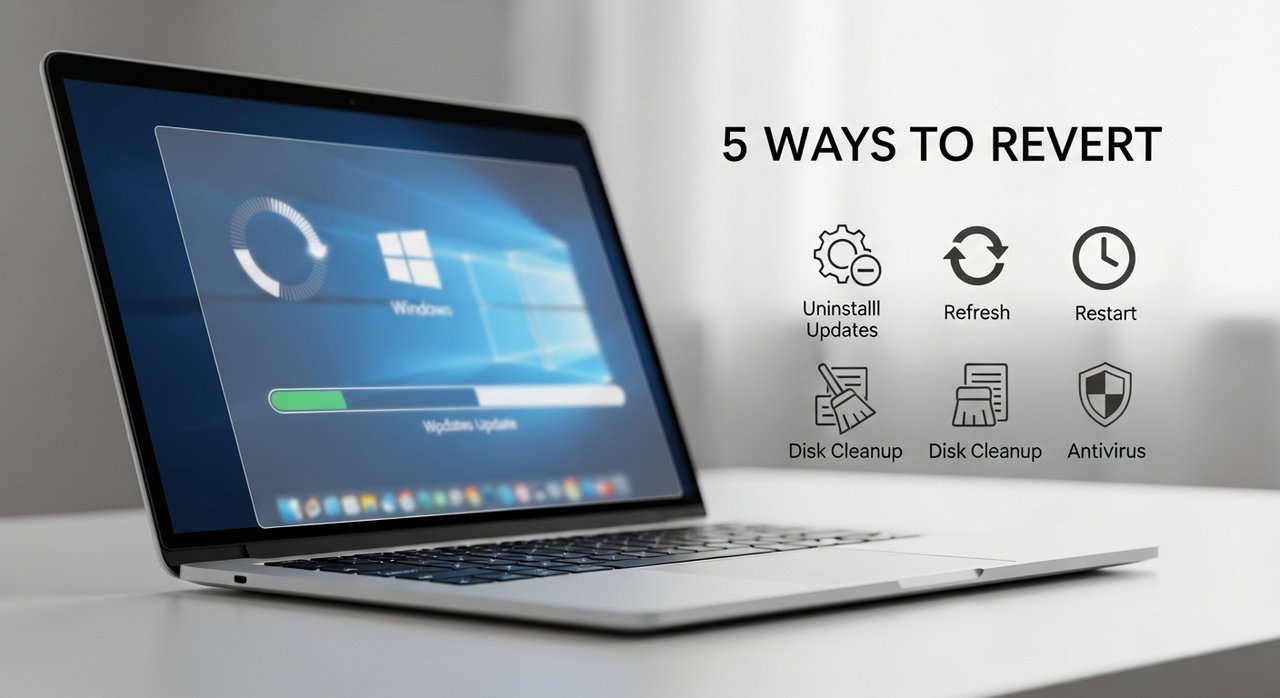 윈도우 업데이트 후 컴퓨터가 느려진 이유와 되돌리는 5가지 방법