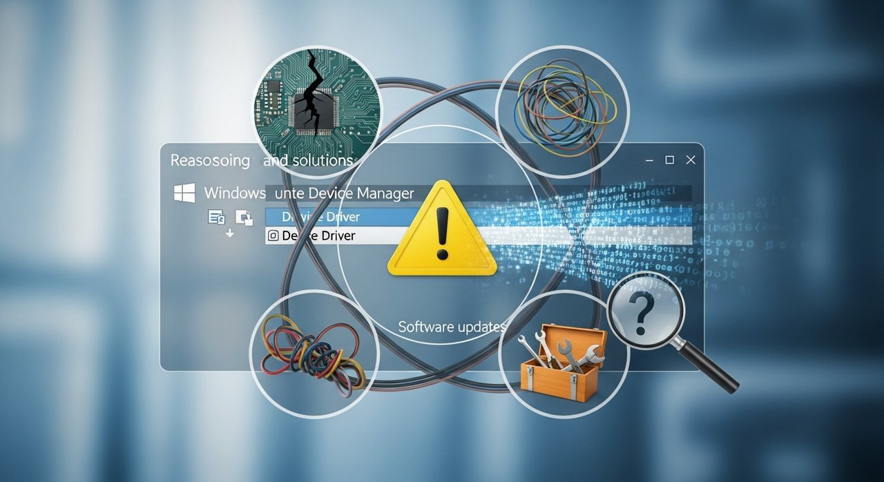 윈도우 장치 관리자 느낌표 뜨는 이유와 해결 방법 5가지 총정리